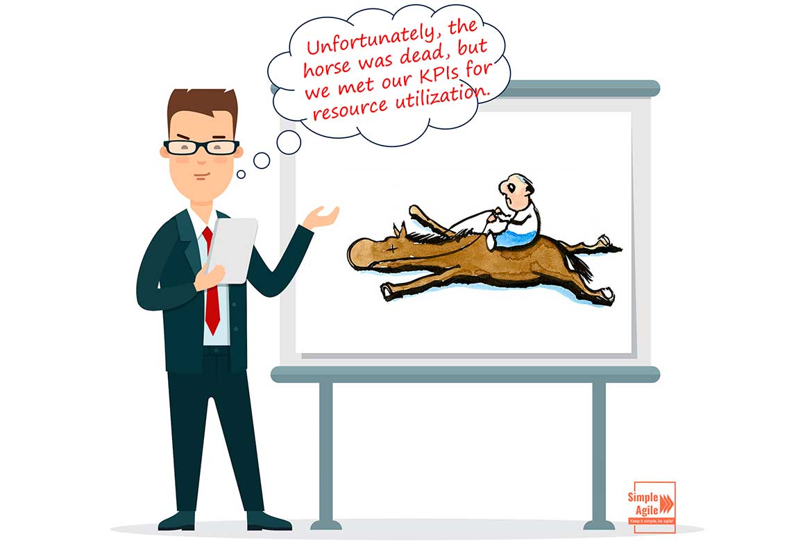 Resource utilisation against value delivery